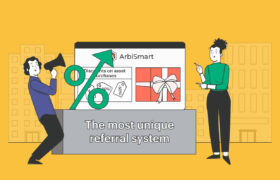 Arbismart’s referral system is one of the most unique in the crypto space